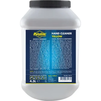 Środek do czyszczenia rąk Hand cleaner Yellow 4,5L - Putoline Środek do czyszczenia rąk Hand cleaner Yellow 4,5L - Putoline
