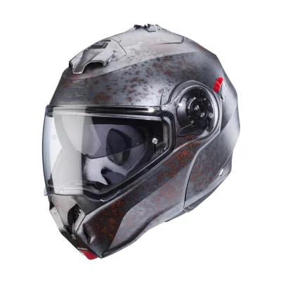 Kask szczękowy Duke Evo Rusty szary/rdzawy M pinlock - Caberg Kask szczękowy Duke Evo Rusty szary/rdzawy M pinlock - Caberg