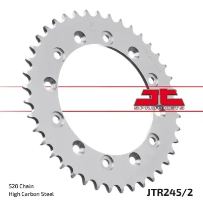 Zębatka tylna stalowa JT R245/2-48, 48Z, rozmiar 520 Zębatka tylna stalowa JT R245/2-48, 48Z, rozmiar 520