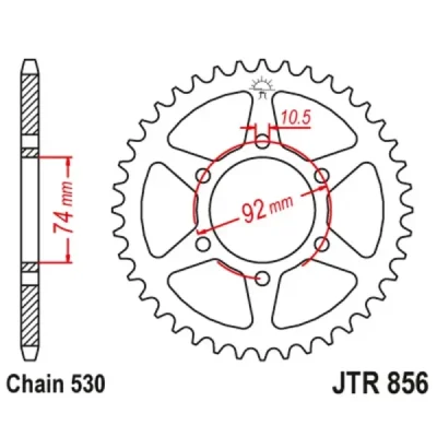 JTSPROCKETS Koło łańcuchowe małe napędzające JTSPROCKETS Koło łańcuchowe małe napędzające