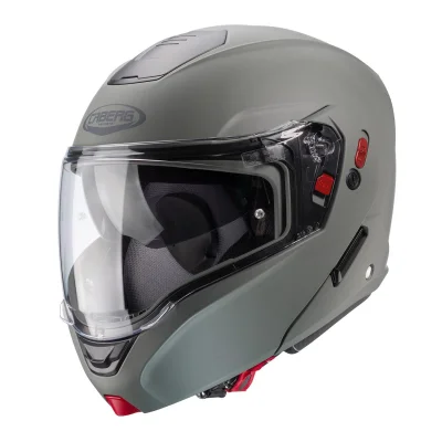Kask szczękowy flip-up Horus X Solid szary mat kamo M pinlock - Caberg