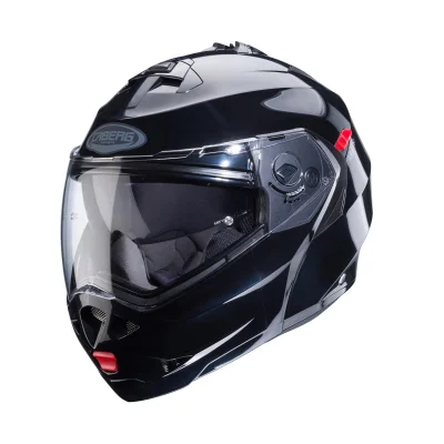 Kask szczękowy flip-up Duke X Solid czarny połysk L (Smart - bez pinlock w zestawie) - Caberg Kask szczękowy flip-up Duke X Solid czarny połysk L (Smart - bez pinlock w zestawie) - Caberg