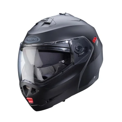 Kask szczękowy flip-up Duke X Solid czarny mat M pinlock - Caberg Kask szczękowy flip-up Duke X Solid czarny mat M pinlock - Caberg
