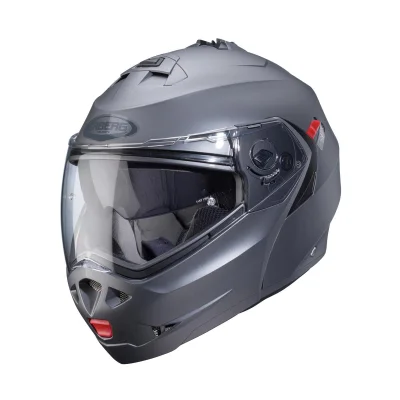 Kask szczękowy flip-up Duke X Solid szary mat M pinlock - Caberg Kask szczękowy flip-up Duke X Solid szary mat M pinlock - Caberg