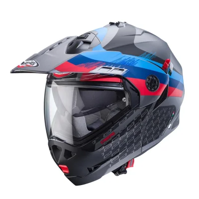 Kask szczękowy flip-up Tourmax X Sarabe szary mat/czarny/kolory BMW L pinlock - Caberg Kask szczękowy flip-up Tourmax X Sarabe szary mat/czarny/kolory BMW L pinlock - Caberg