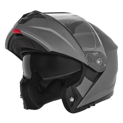 Kask szczękowy N968 tytanowy mat M z blendą - NOX