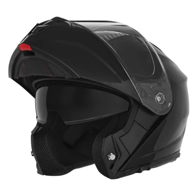 Kask szczękowy N968 czarny połysk S z blendą - NOX Kask szczękowy N968 czarny połysk S z blendą - NOX