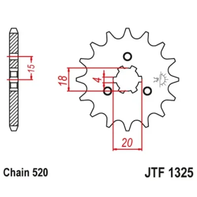 Jt Zębatka Przednia 2056 12 Honda Atc 185/200 '80-86' (205612Jt) (Łańc. 520) Na Zamówienie Jt Zębatka Przednia 2056 12 Honda Atc 185/200 '80-86' (205612Jt) (Łańc. 520) Na Zamówienie