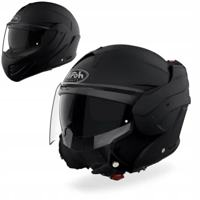 Kask szczękowy Mathisse 3 czarny mat M - Airoh