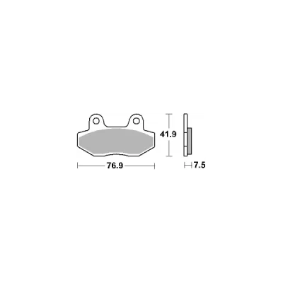 Klocki hamulcowe SBS KH86 Street Ceramic czarny (814HF) Klocki hamulcowe SBS KH86 Street Ceramic czarny (814HF)
