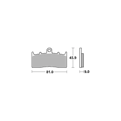 Klocki hamulcowe SBS  KH613 Street Ceramic czarny (778HF)