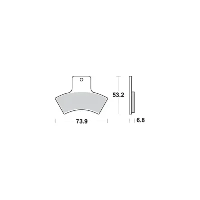 Klocki hamulcowe SBS KH270 Off-Road Sinter złoty (755ATS) Klocki hamulcowe SBS KH270 Off-Road Sinter złoty (755ATS)