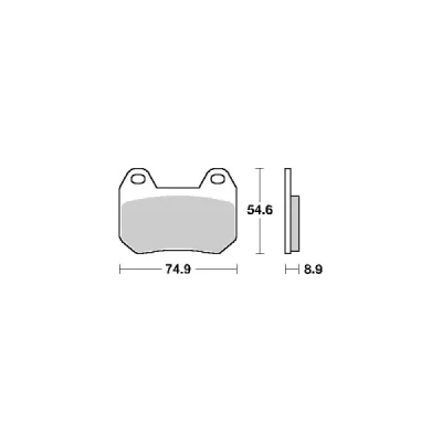 Klocki hamulcowe SBS KH304 Street Ceramic czarny (746HF) Klocki hamulcowe SBS KH304 Street Ceramic czarny (746HF)