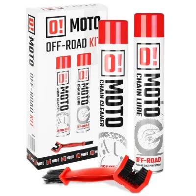 Off road chain care and protection do czyszczenia i smarowania Łańcucha 2+1 z szczotką (2 X 750 ml) - O-MOTO Off road chain care and protection do czyszczenia i smarowania Łańcucha 2+1 z szczotką (2 X 750 ml) - O-MOTO