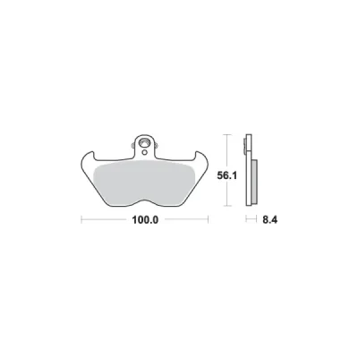 Klocki hamulcowe SBS KH407 / KH246 Street Excel Sinter złoty (703HS) Klocki hamulcowe SBS KH407 / KH246 Street Excel Sinter złoty (703HS)