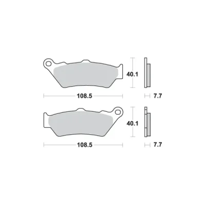 Klocki hamulcowe SBS KH209 / KH209/2 Street Excel/Racing Sinter złoty (674LS) Klocki hamulcowe SBS KH209 / KH209/2 Street Excel/Racing Sinter złoty (674LS)