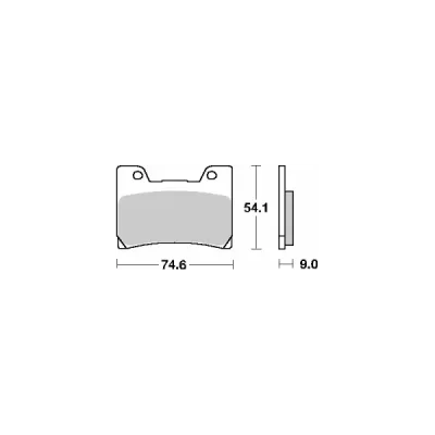 Klocki hamulcowe SBS KH160 Street Ceramic czarny (645HF) Klocki hamulcowe SBS KH160 Street Ceramic czarny (645HF)