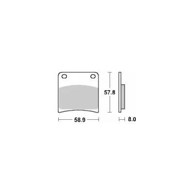 Klocki hamulcowe SBS KH146 Street Ceramic czarny (620HF) Klocki hamulcowe SBS KH146 Street Ceramic czarny (620HF)