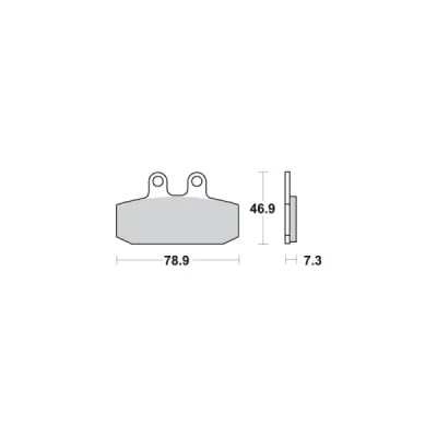 Klocki hamulcowe SBS KH256 Street Ceramic czarny (588HF) Klocki hamulcowe SBS KH256 Street Ceramic czarny (588HF)