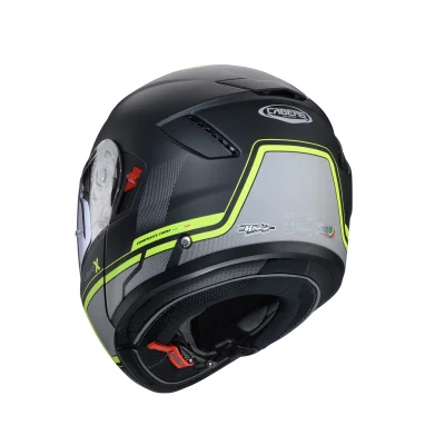 Kask szczękowy flip-up Levo X Elite czarny mat/szary/żółty fluo L pinlock - Caberg