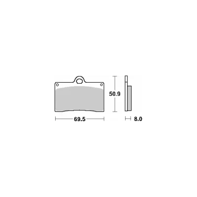 Klocki hamulcowe SBS  KH95 Street Ceramic czarny (566H.HF)