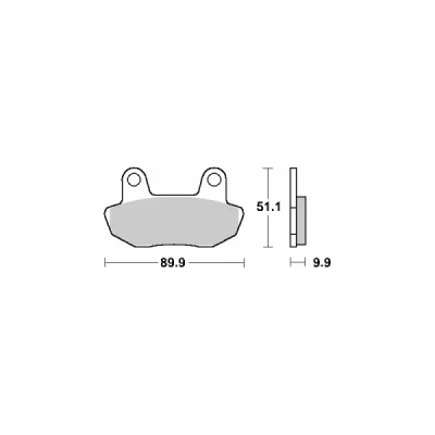 Klocki hamulcowe SBS  KH90 Street Ceramic czarny (561HF)