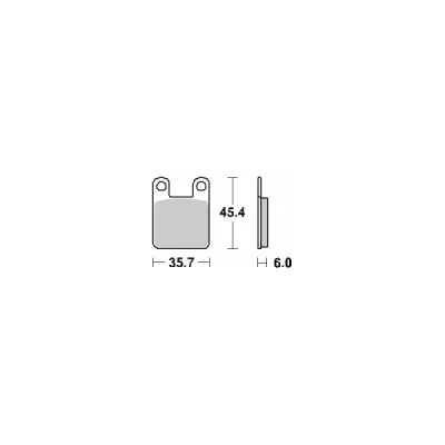 Klocki hamulcowe SBS  KH115 Street Ceramic czarny (559HF)