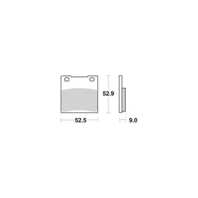 Klocki hamulcowe SBS  KH63 / KH161 Street Excel/Racing Sinter złoty (556LS)