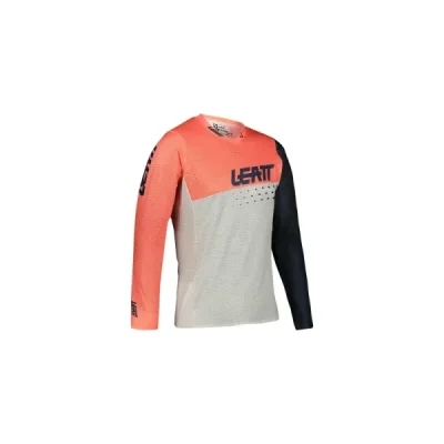 Leatt Koszulka Rowerowa (Dziecięca) Mtb Gravity 4.0 Junior Jersey Coral Pomarańczowy/Granatowy/Biały M (130-140 Cm) Leatt Koszulka Rowerowa (Dziecięca) Mtb Gravity 4.0 Junior Jersey Coral Pomarańczowy/Granatowy/Biały M (130-140 Cm)