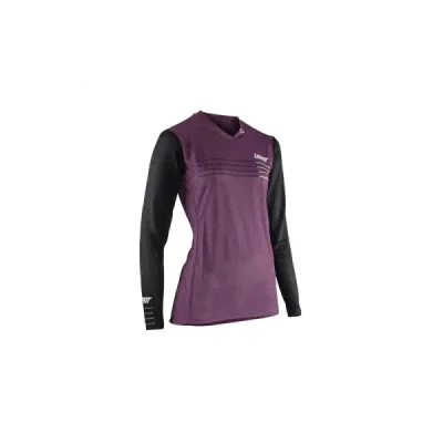 Leatt Koszulka Rowerowa (Damska) Mtb Gravity 4.0 Jersey Dusk Fioletowy L