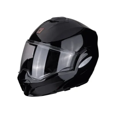 Kask szczękowy Exo-Tech Solid czarny S - Scorpion Kask szczękowy Exo-Tech Solid czarny S - Scorpion