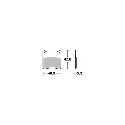 Klocki hamulcowe SBS KH257/2 Street Ceramic czarny (209HF) Klocki hamulcowe SBS KH257/2 Street Ceramic czarny (209HF)