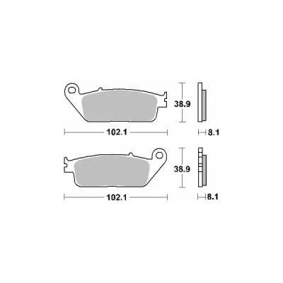 Klocki hamulcowe SBS KH142 / KH226 Ceramic czarny (183HM) Klocki hamulcowe SBS KH142 / KH226 Ceramic czarny (183HM)