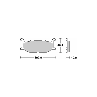 Klocki hamulcowe SBS KH179 Street Ceramic czarny (170HF) Klocki hamulcowe SBS KH179 Street Ceramic czarny (170HF)