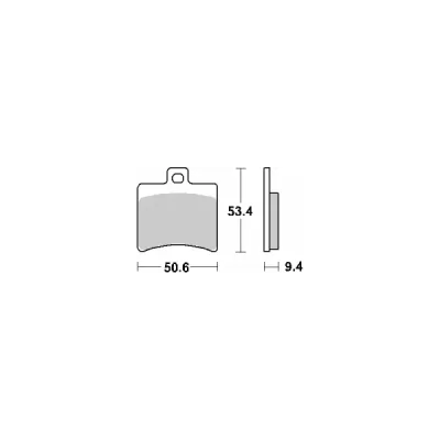 Klocki hamulcowe SBS KH298 Maxi Carbon Tech czarny (152CT) Klocki hamulcowe SBS KH298 Maxi Carbon Tech czarny (152CT)