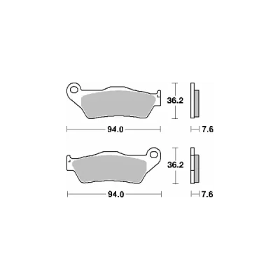 Klocki hamulcowe SBS KH181 Ceramic czarny (151HM) Klocki hamulcowe SBS KH181 Ceramic czarny (151HM)