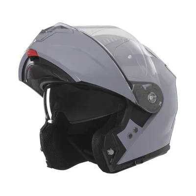 Kask szczękowy N968 Solid szary połysk S z blendą - NOX Kask szczękowy N968 Solid szary połysk S z blendą - NOX