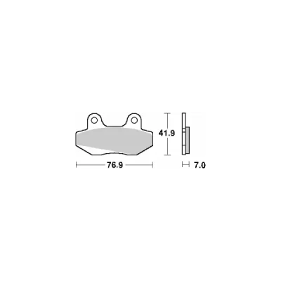 Klocki hamulcowe SBS  KH86 Street Ceramic czarny (103HF)