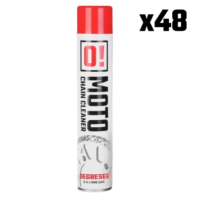 Zestaw 48 szt. spray zmywacz do mycia Łańcucha 750 ml chain cleaner - O-MOTO Zestaw 48 szt. spray zmywacz do mycia Łańcucha 750 ml chain cleaner - O-MOTO
