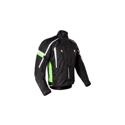 Roleff Wielka Kurtka Tekstylna Krótka Z Membraną Model Ancona Czarny/Fluo S