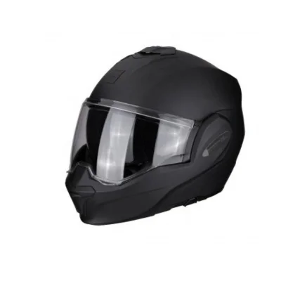 Kask szczękowy Exo-Tech Solid czarny mat XL - Scorpion Kask szczękowy Exo-Tech Solid czarny mat XL - Scorpion