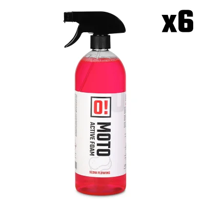 Zestaw 6 szt. płyn do mycia motocykli (Piana aktywna) 1l active foam - O-MOTO Zestaw 6 szt. płyn do mycia motocykli (Piana aktywna) 1l active foam - O-MOTO
