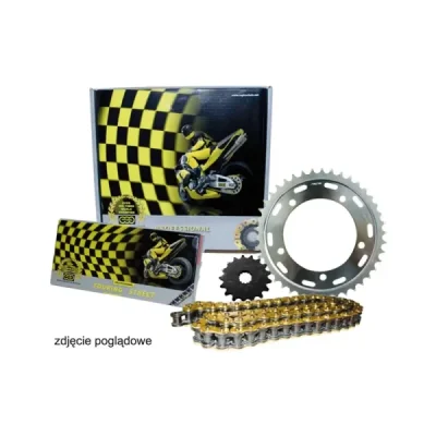 Zestaw napędowy Ducati Monster 1000 (03-05), GT1000 (06-10) złoty 15/39/100/525ZRP łańcuch do 1300 ccm z-ring - REGINA Zestaw napędowy Ducati Monster 1000 (03-05), GT1000 (06-10) złoty 15/39/100/525ZRP łańcuch do 1300 ccm z-ring - REGINA