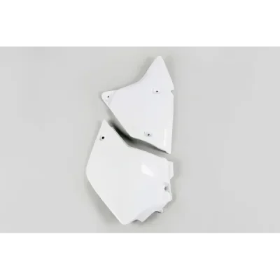 Boczki tył UFO Suzuki DRZ 400E 00-21 1 szt lewy biały (SU03982041)