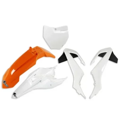 Komplet plastików UFO KTM SX 65 16-22 OEM 17 (pomarańczowy biały) (KTKIT526999K) Komplet plastików UFO KTM SX 65 16-22 OEM 17 (pomarańczowy biały) (KTKIT526999K)