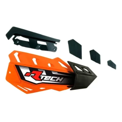 Plastiki zamienne do osłon rąk handbarów Racetech FLX Alu ATV pomarańczowy (REPPMFLAR00) Plastiki zamienne do osłon rąk handbarów Racetech FLX Alu ATV pomarańczowy (REPPMFLAR00)