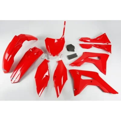 Komplet plastików UFO Honda CRF 250R 18-21 CRF 450R 17-20 z pokrywą filtra powietrza czerwony (HOKIT123070)