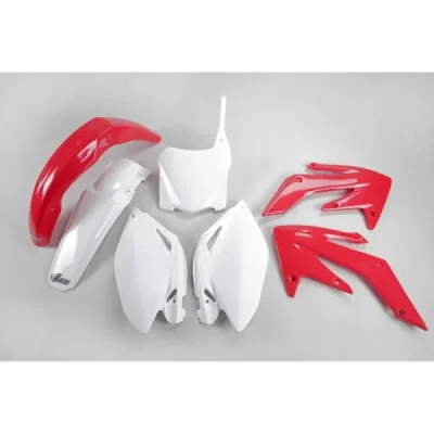 Komplet plastików UFO Honda CRF 250R 08-09 OEM 09 czerwony biały (HOKIT112B999) Komplet plastików UFO Honda CRF 250R 08-09 OEM 09 czerwony biały (HOKIT112B999)