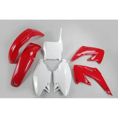 Komplet plastików UFO Honda CR 125 250 04 OEM (czerwony biały) (HOKIT102999) Komplet plastików UFO Honda CR 125 250 04 OEM (czerwony biały) (HOKIT102999)