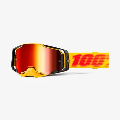 Gogle Armega Tetsu żółty/czerwony/czarny szybka czerwone lustro - 100 Procent Gogle Armega Tetsu żółty/czerwony/czarny szybka czerwone lustro - 100 Procent